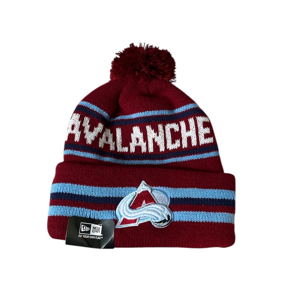 Colorado Avalanche New Era Knit Pom Beanie NHL Winter Cap